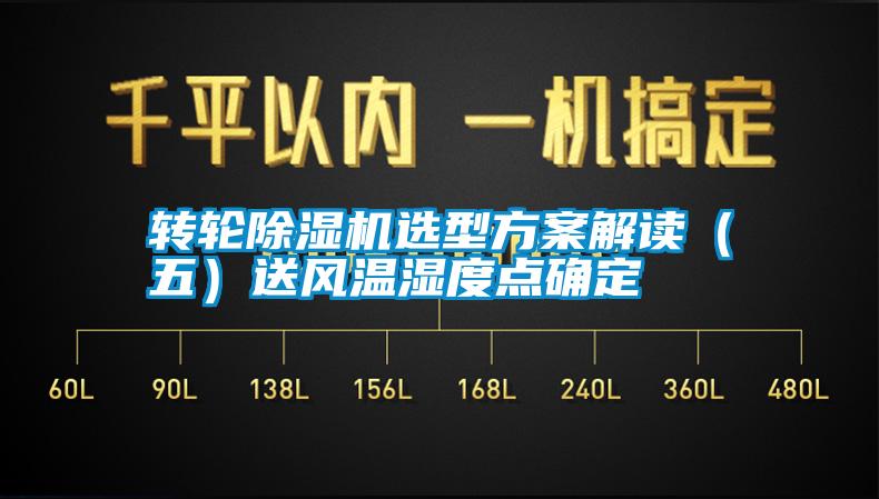 转轮除湿机选型方案解读（五）送风温湿度点确定
