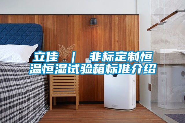 立佳 ｜ 非标定制恒温恒湿试验箱标准介绍