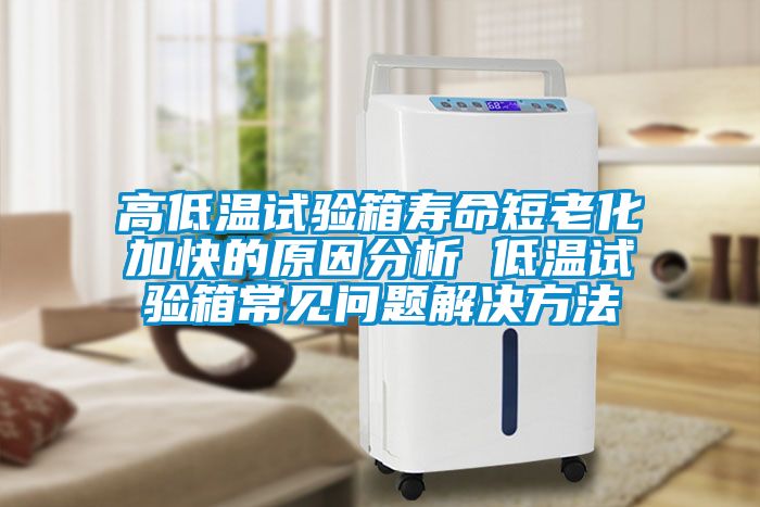 高低温试验箱寿命短老化加快的原因分析 低温试验箱常见问题解决方法